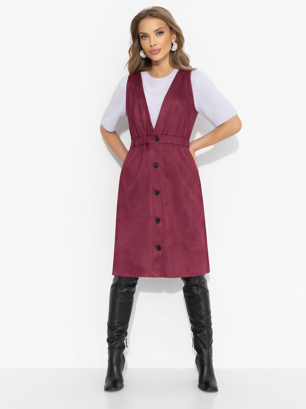 CHARUTTI Сарафан 569844 12394 Бордовый