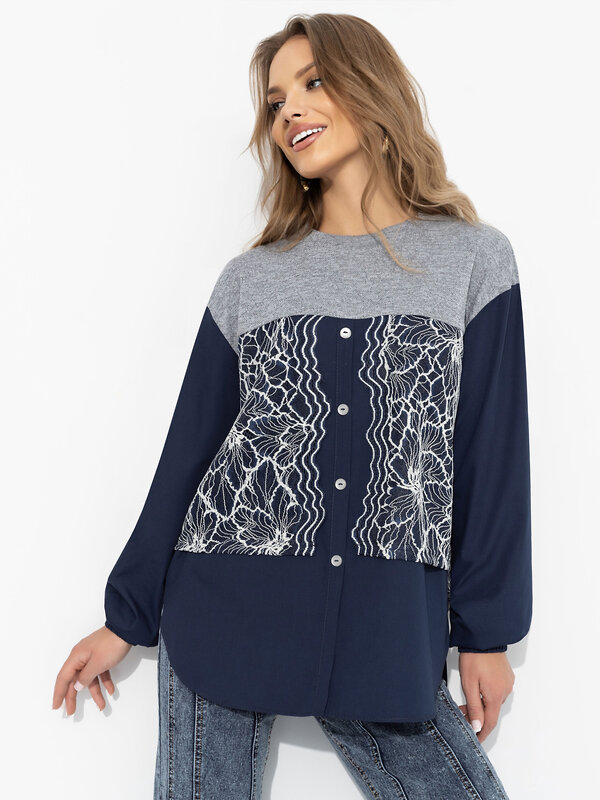 CHARUTTI Свитшот 569846 12390 Синий