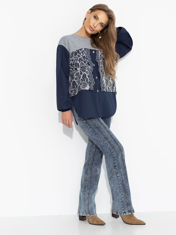 CHARUTTI Свитшот 569846 12390 Синий