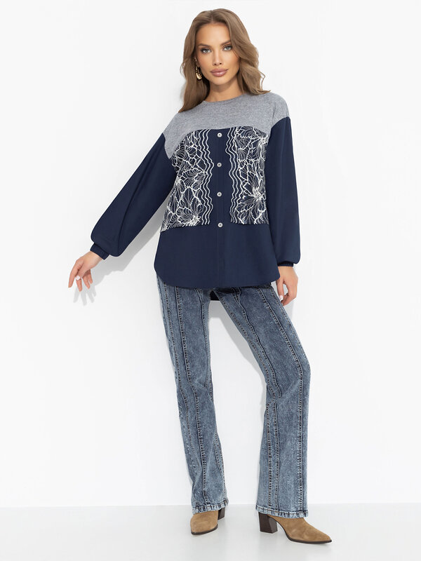 CHARUTTI Свитшот 569846 12390 Синий