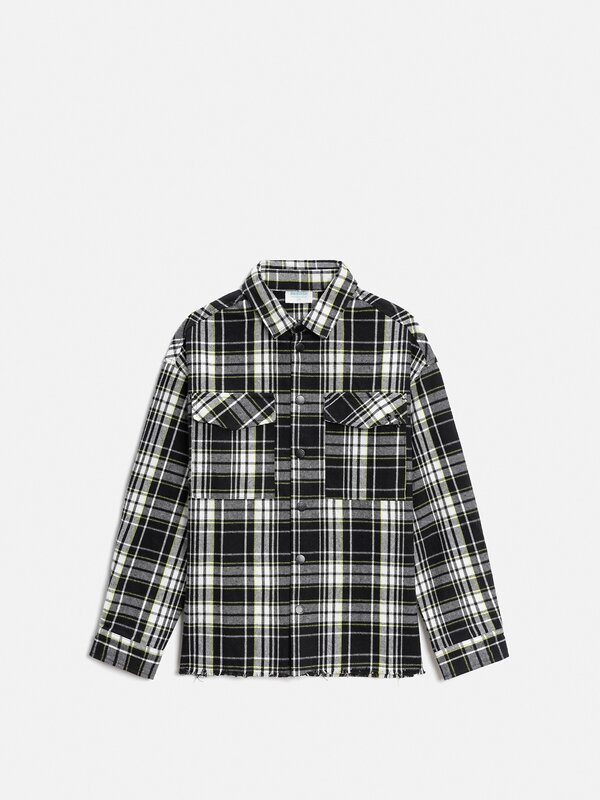 Acoola Куртка 569924 20110280215 черно-белая клетка