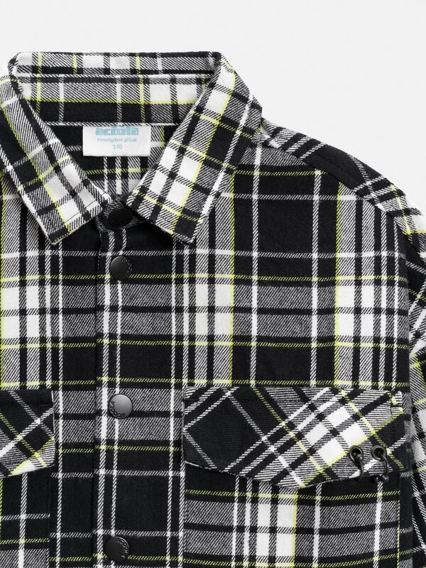 Acoola Куртка 569924 20110280215 черно-белая клетка