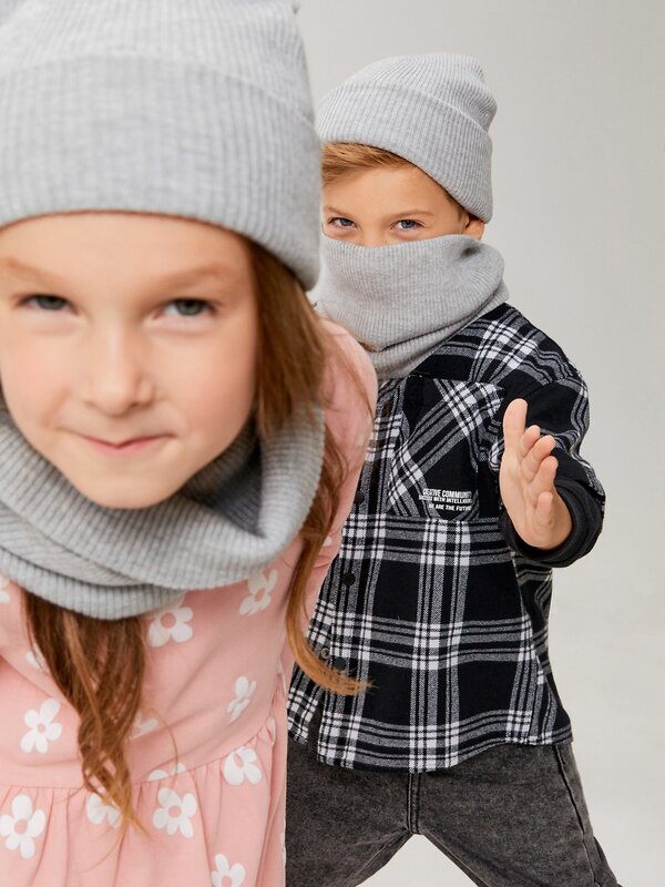 Acoola Снуд 569935 20306440009 серый меланж