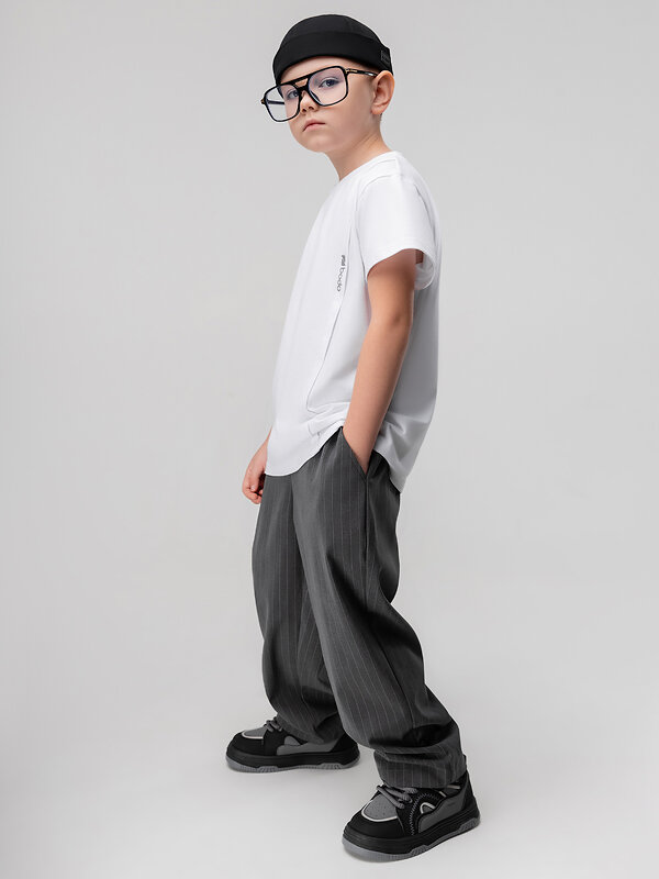 Bodo Брюки 569948 6-638MU серый (белый)