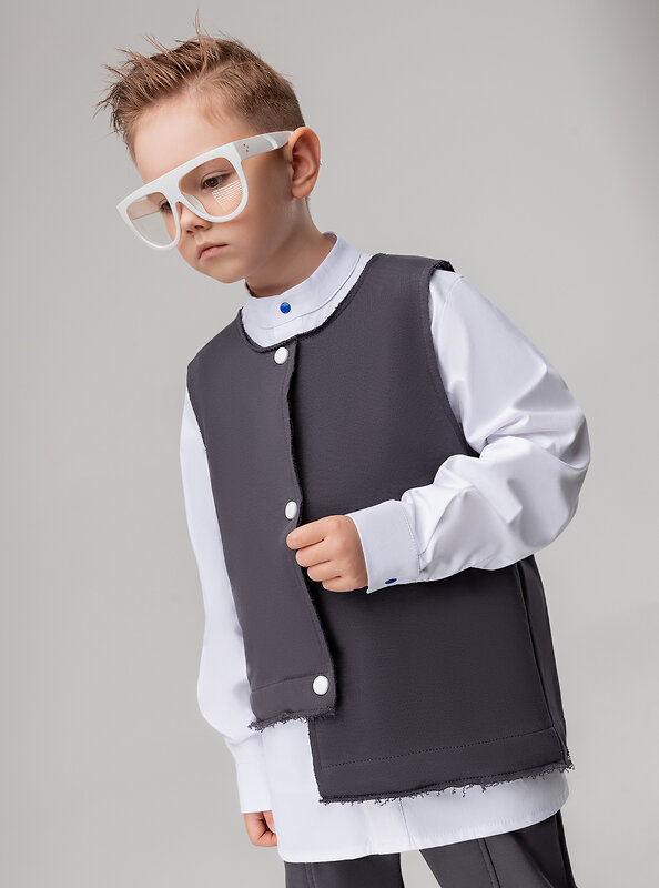 Bodo Жилет 569952 14-87MU серый