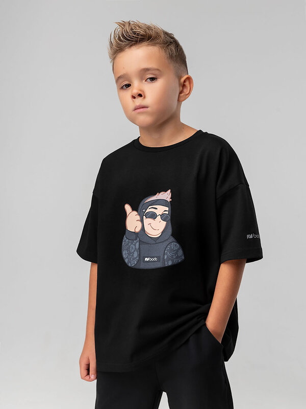 Bodo Футболка 569989 4-460MU черный (графит)