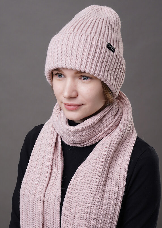 CLEVER Шапка 91312 102680ап св.розовый