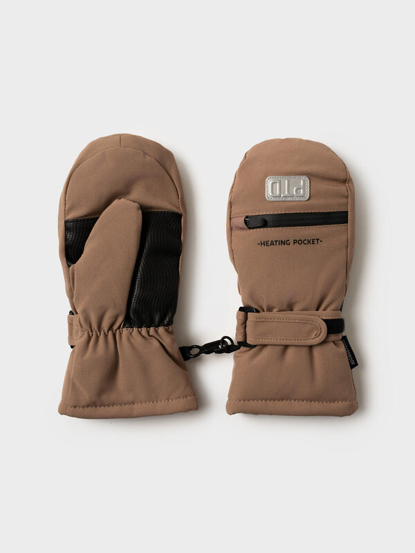 PLAYTODAY Варежки 569999 32422963 бежевый,черный