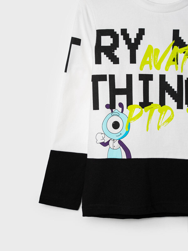 PLAYTODAY Фуфайка 570006 32412147 белый,черный