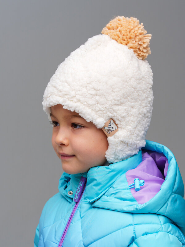 PLAYTODAY Шапка 570024 32422208 молочный,коричневый