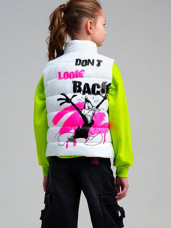 PLAYTODAY Жилет 570030 12541002 белый,черный,фуксия