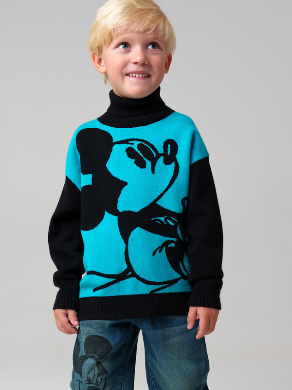 PLAYTODAY Свитер 570050 32532019 черный,темно-зеленый