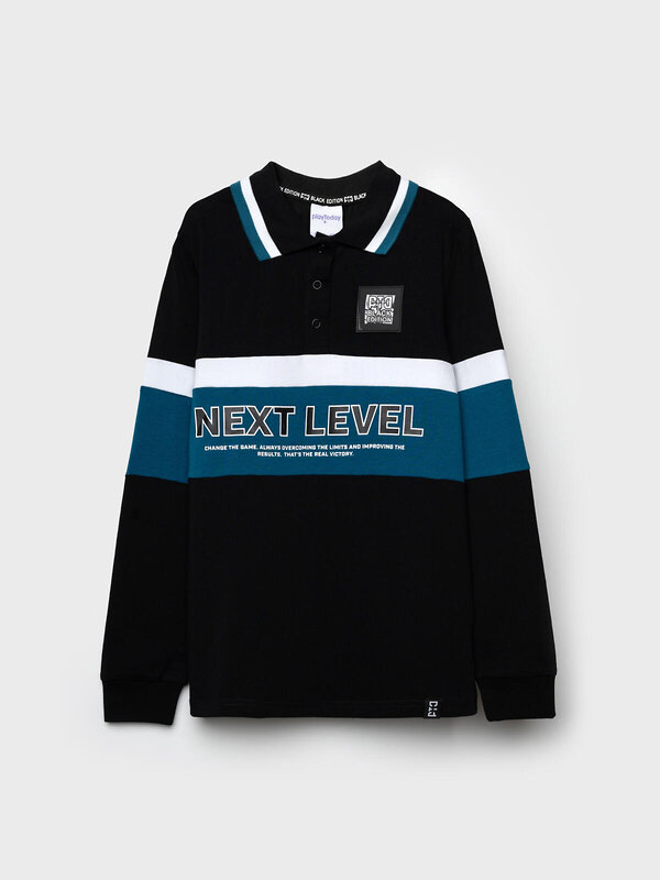 PLAYTODAY Джемпер 570057 32511197 черный,белый,тёмно-синий