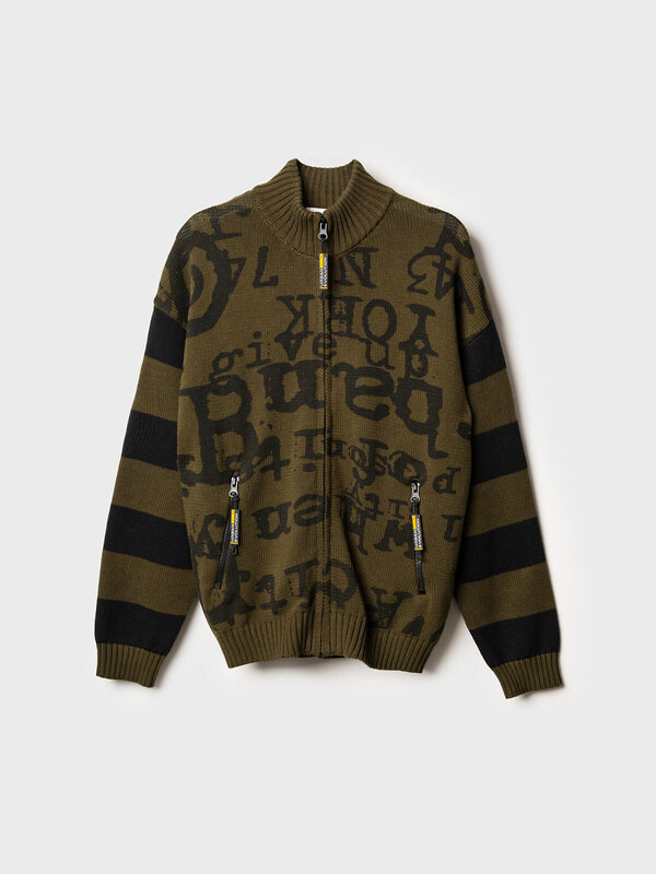 PLAYTODAY Кардиган 570058 32511395 хаки,черный