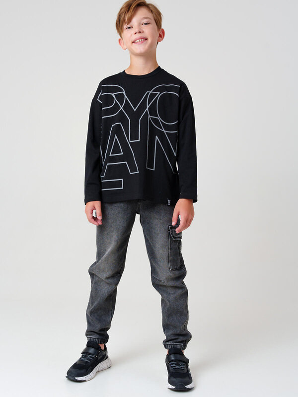 PLAYTODAY Фуфайка 570102 32511457 черный,серый