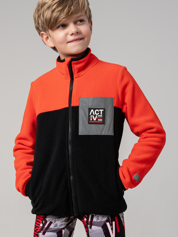 PLAYTODAY Куртка 570134 32511325 красный,черный,серебряный