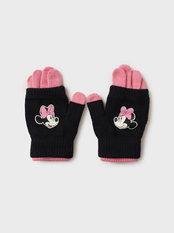 PLAYTODAY Митенки 570196 32542007 черный,розовый