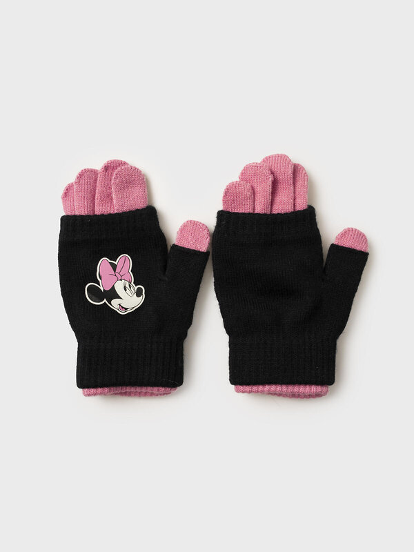 PLAYTODAY Митенки 570196 32542007 черный,розовый