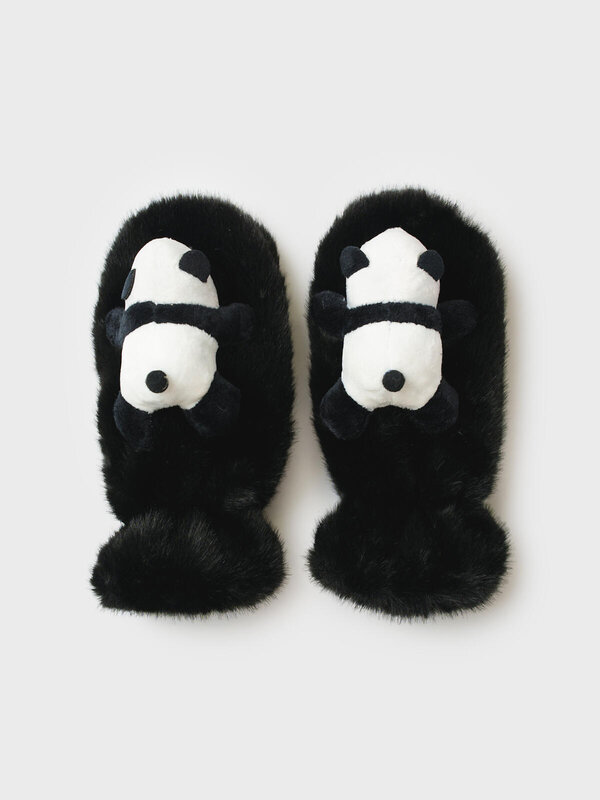 PLAYTODAY Варежки 570200 32521049 черный,белый