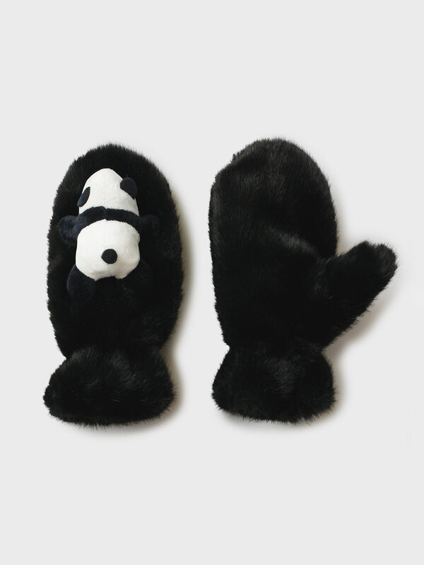 PLAYTODAY Варежки 570200 32521049 черный,белый