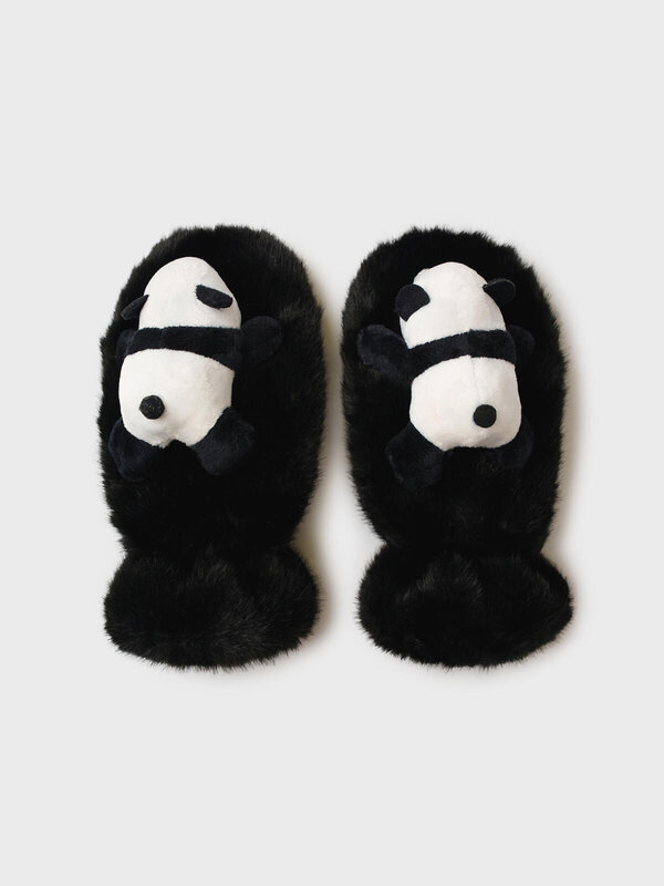 PLAYTODAY Варежки 570202 32522103 черный,белый