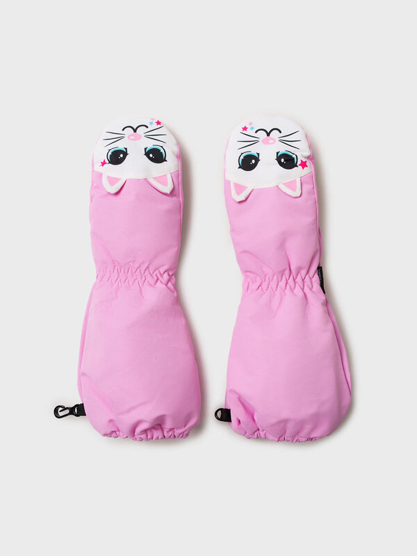 PLAYTODAY Варежки 570215 32522039 розовый,белый,черный