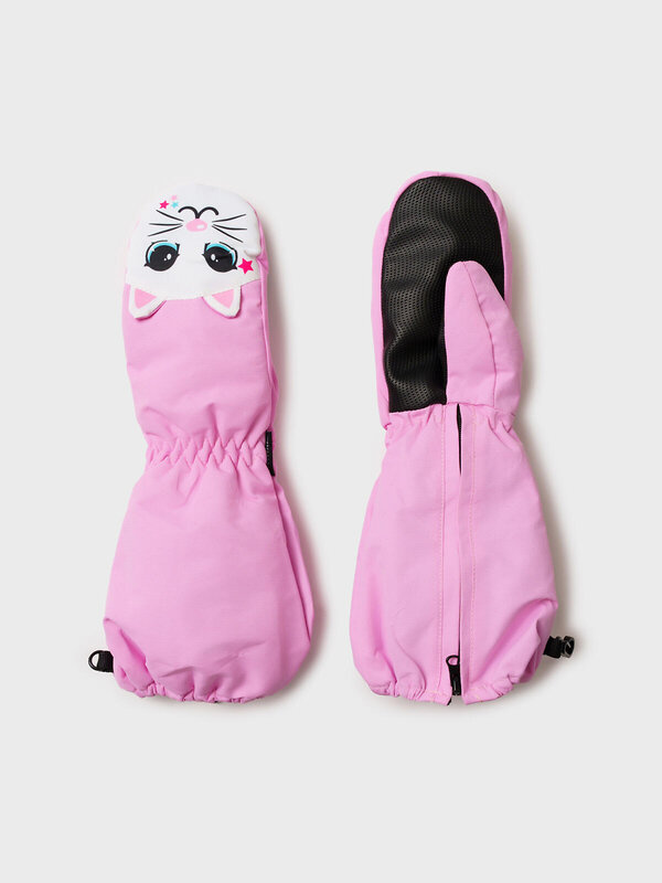 PLAYTODAY Варежки 570215 32522039 розовый,белый,черный