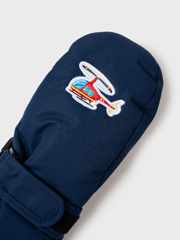 PLAYTODAY Варежки 570219 32512034 тёмно-синий,черный