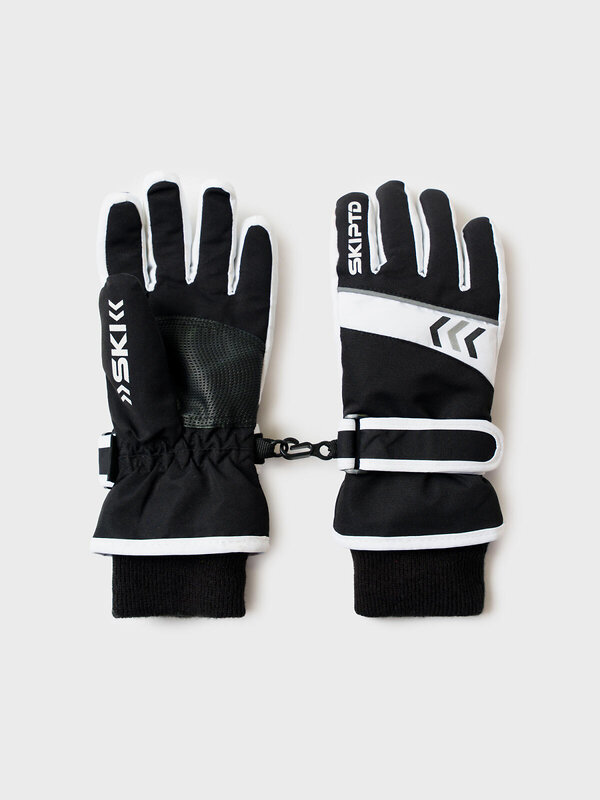 PLAYTODAY Перчатки 570240 32521046 черный,белый,светоотражающий