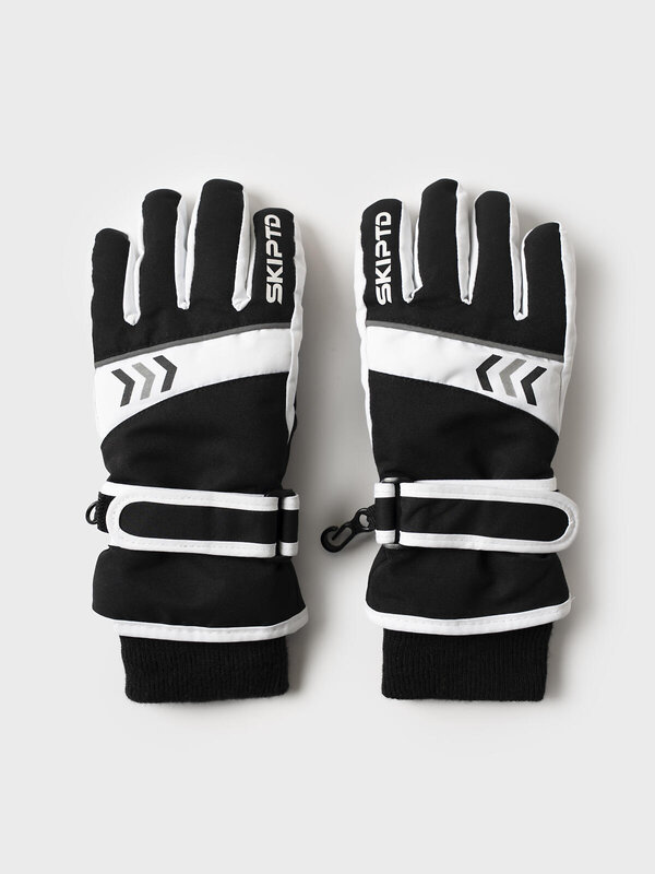 PLAYTODAY Перчатки 570240 32521046 черный,белый,светоотражающий