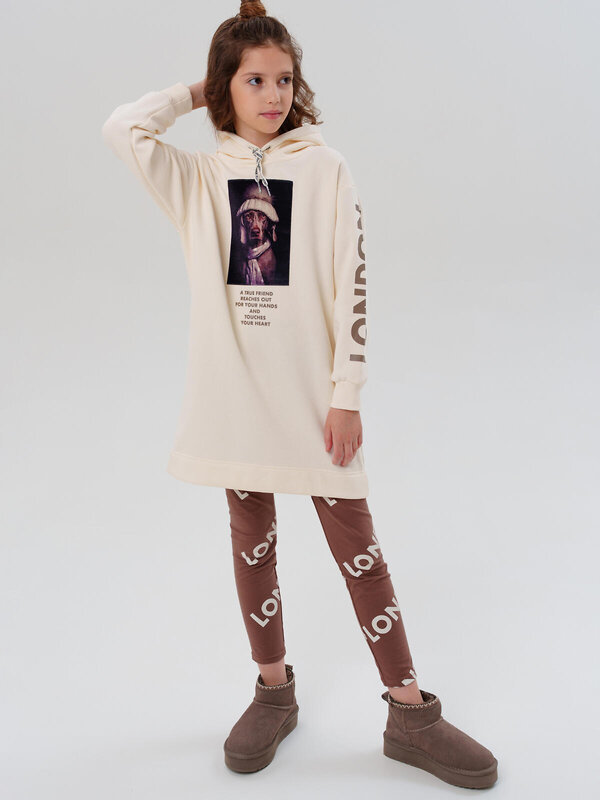 PLAYTODAY Платье 570246 32521498 молочный