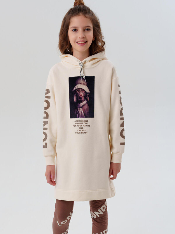 PLAYTODAY Платье 570246 32521498 молочный