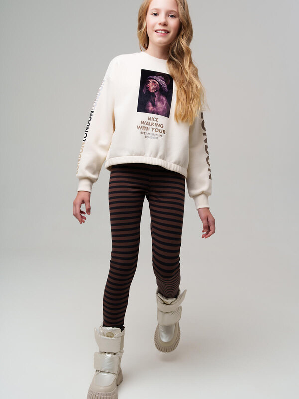 PLAYTODAY Брюки 570247 32521472 черный,коричневый