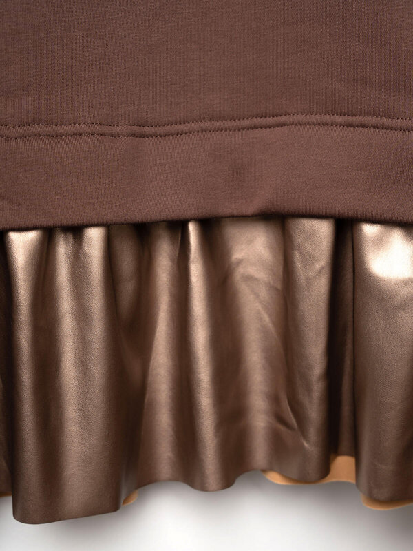 PLAYTODAY Платье 570248 32521469 коричневый,золотой