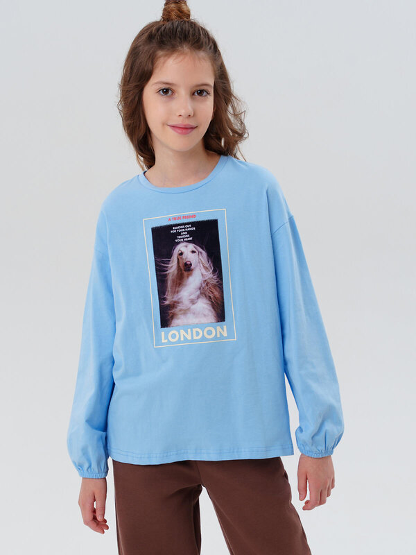 PLAYTODAY Фуфайка 570249 32521465 голубой