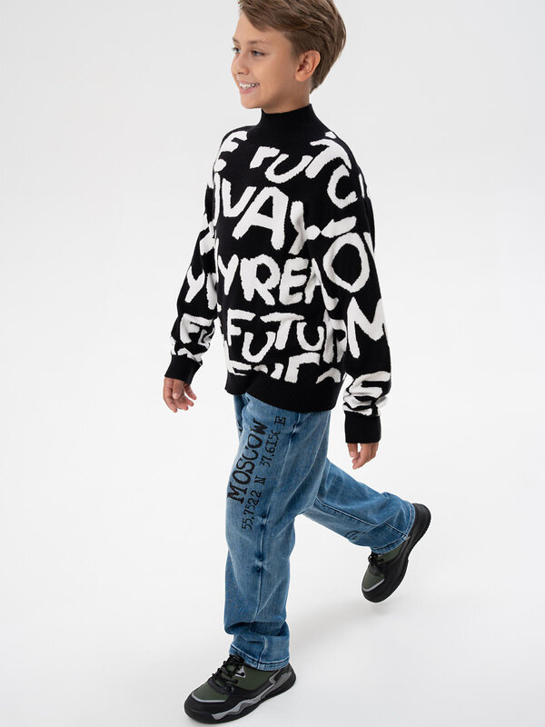 PLAYTODAY Свитер 570253 32511349 черный,белый