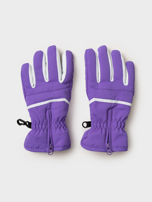 PLAYTODAY Перчатки 570273 32522131 сиреневый,белый,черный