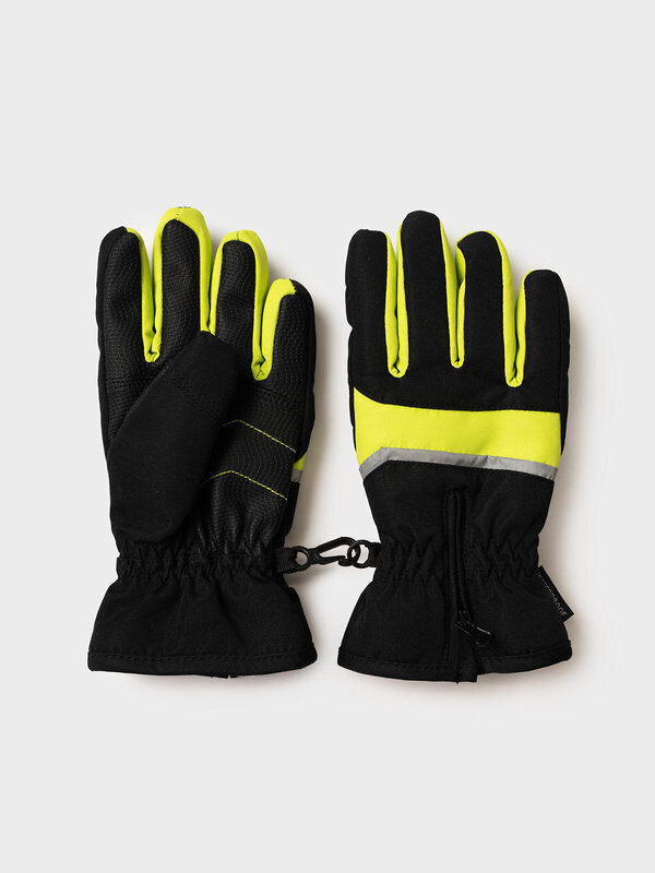 PLAYTODAY Перчатки 570276 32512141 черный,светло-зеленый