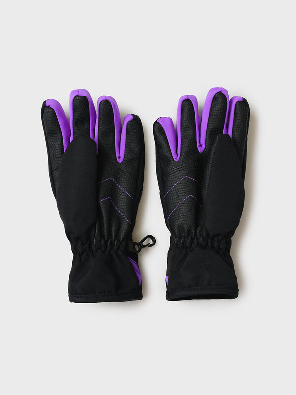 PLAYTODAY Перчатки 570280 32521047 черный,сиреневый