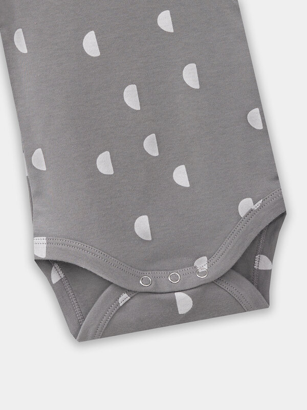 MARK FORMELLE Боди детское 570331 13015-2 тигрята на пудре +дольки на сером