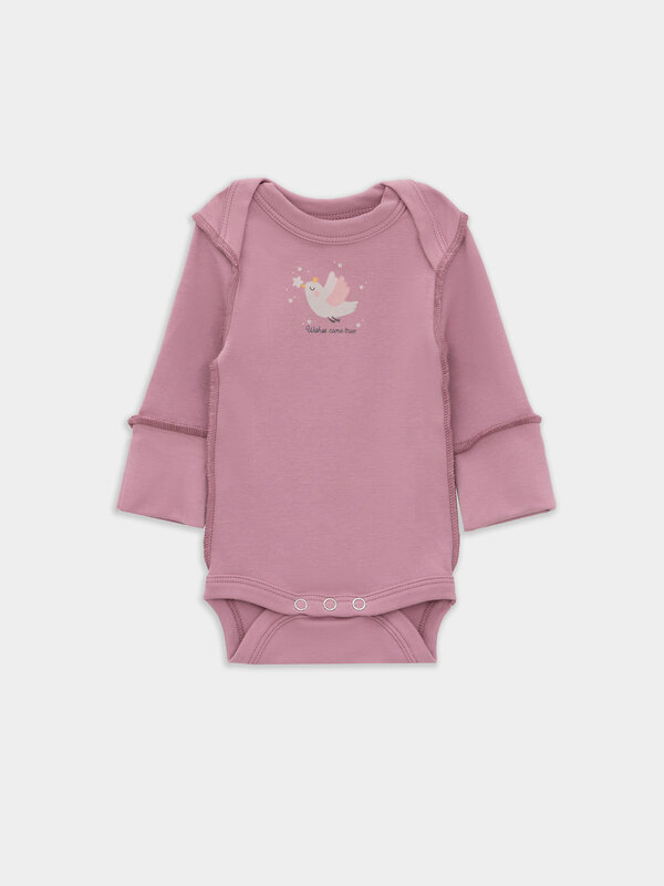 MARK FORMELLE Боди детское 570332 13016-1-2 космос на белом +кристальная роза