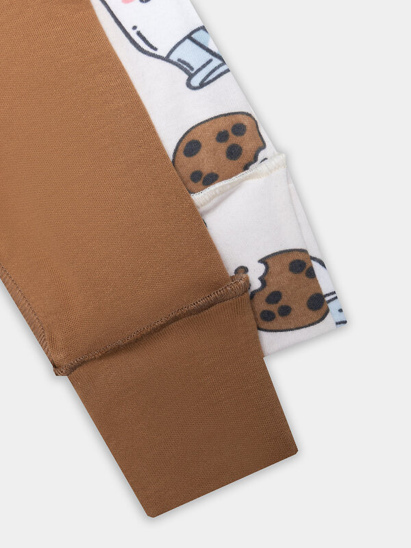 MARK FORMELLE Боди детское 570333 13016-1-2 печеньки/молочко на молочном +песочный