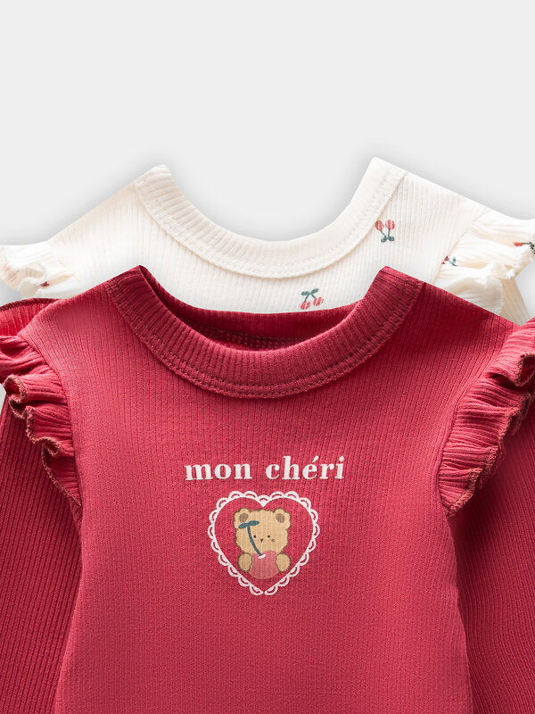 MARK FORMELLE Боди детское 570334 13017-2 вишенки на молоке +кисельный