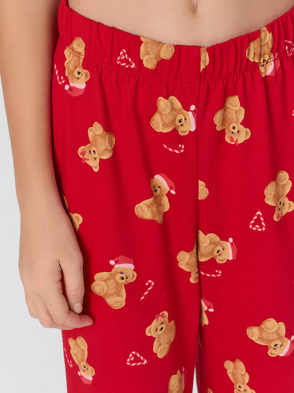 MARK FORMELLE Брюки 570355 587001 НГ медвежата на красном
