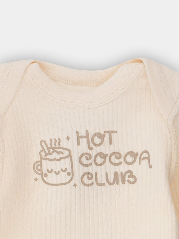 MARK FORMELLE Боди детское 570357 13018-1-2 сливочное масло +дымчатая сосна +печать