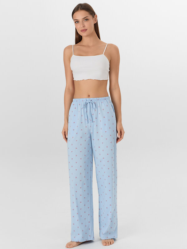 MARK FORMELLE Брюки 570369 532410 бантики на голубом