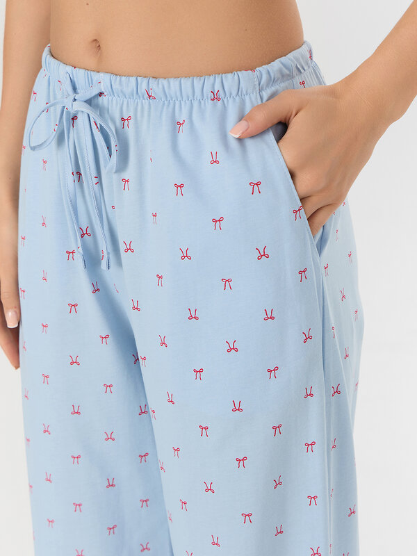 MARK FORMELLE Брюки 570369 532410 бантики на голубом