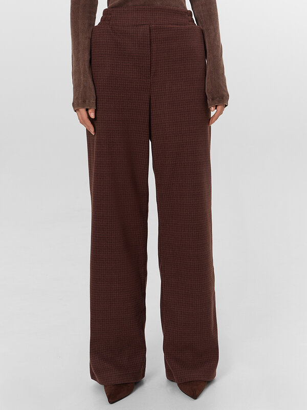 MARK FORMELLE Брюки 570386 182535-1 шоколадная клетка