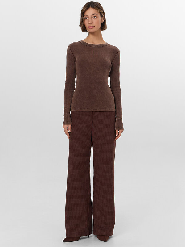 MARK FORMELLE Брюки 570386 182535-1 шоколадная клетка