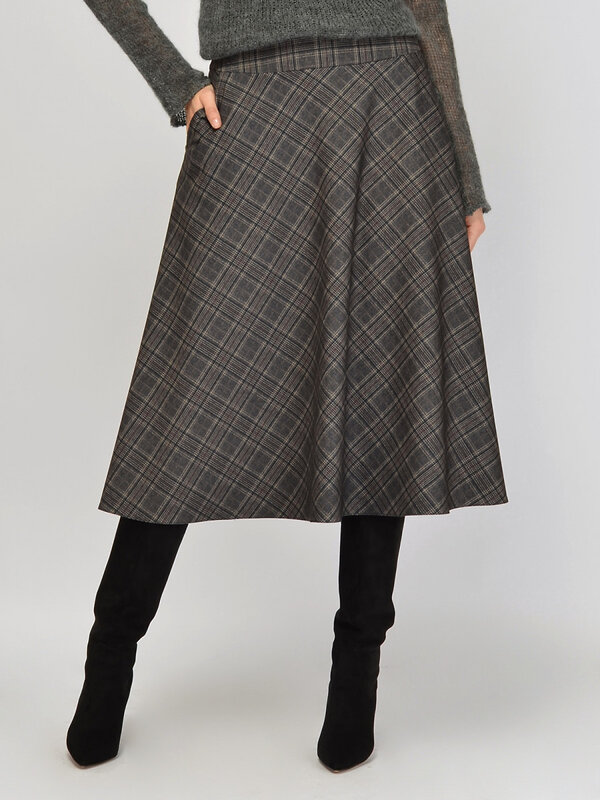 VISERDI Юбка 570400 1960-срк 9451235 серый